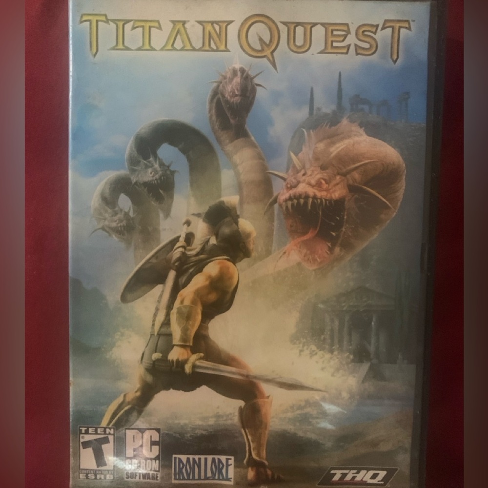 Titan Quest for PC CD-Rom soft wear. Teen approved  5 disc fantasy's roll play